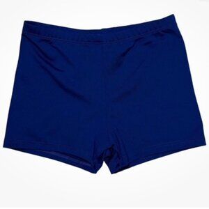 Varsity Spirit Spirit Stretch Boy-Cut Cheer Shorts YL Royal Blue Pull On EUC